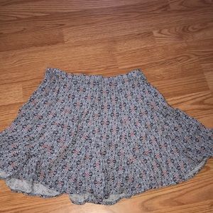 Floral Short Skirt